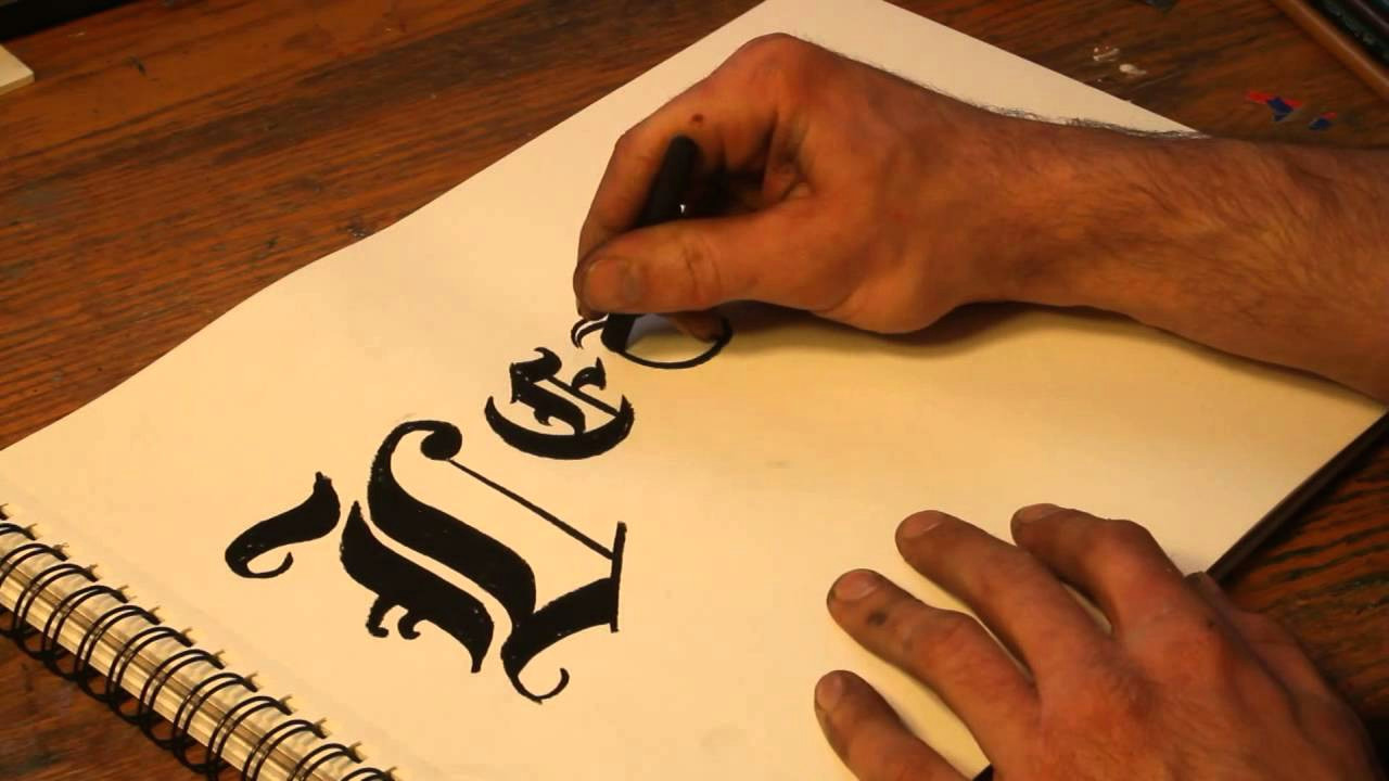 Drawing Of Things with Letter O How to Draw Classic or Gothic Letters Youtube