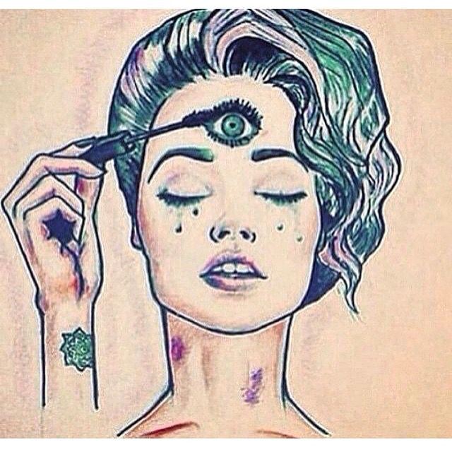 Drawing Of Third Eye Open Your Eye Drawing Inspiration Pinterest Girl Power