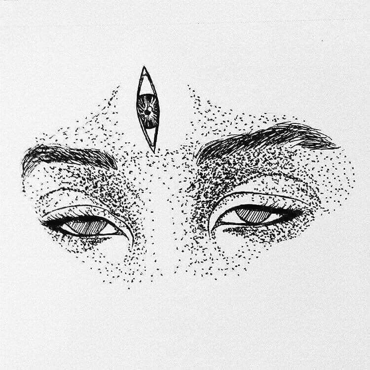 Drawing Of Third Eye Pin by D Christine D On Trippy Hippy Spiritual thoughts