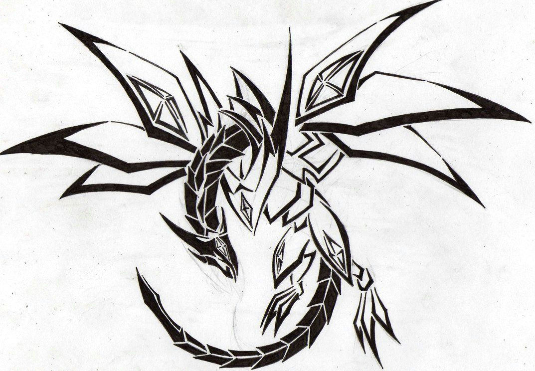 Drawing Of Tribal Dragons Red Eyes Darkness Dragon Tribal by Aglinskas On Deviantart Tattoo