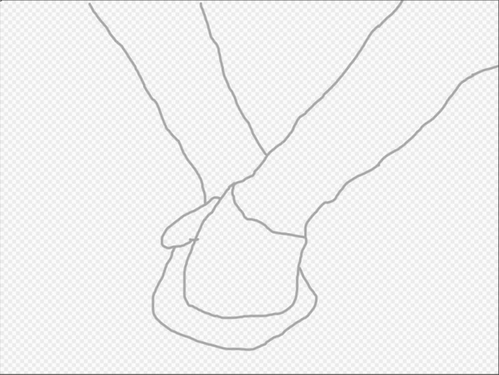 Drawing Of Two Hands Making A Heart 4 Ways to Draw A Couple Holding Hands Wikihow