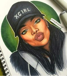 Drawing Of Urban Girl 572 Best Black Girl Art Images Black Girl Art Black Women Art