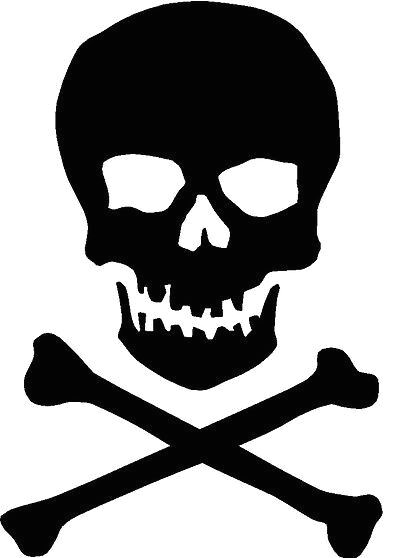 Drawing Pirate Skull and Crossbones Pin by Miranda Mitchell On Cricut Skull Stencils Skull Stencil