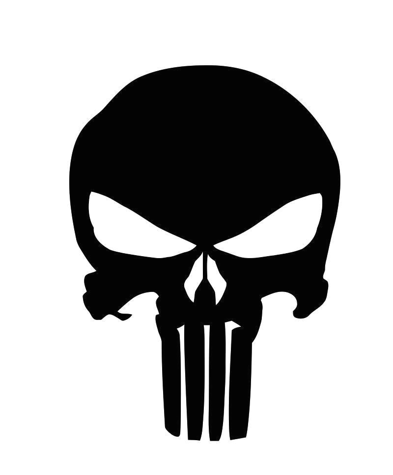 Drawing Punisher Skull Punisher Skull Stencil Vinyl Seals Buds Navy Cerakote Duracoat Paint