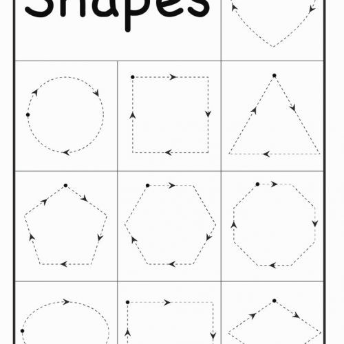 Drawing Quadrilaterals Numbers Printable Worksheets Writing Numbers Worksheet Worksheet