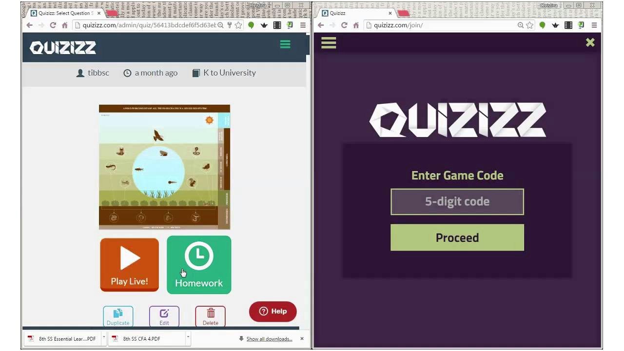 Drawing Quizizz.com Quizizz Homework by Rcstechminute