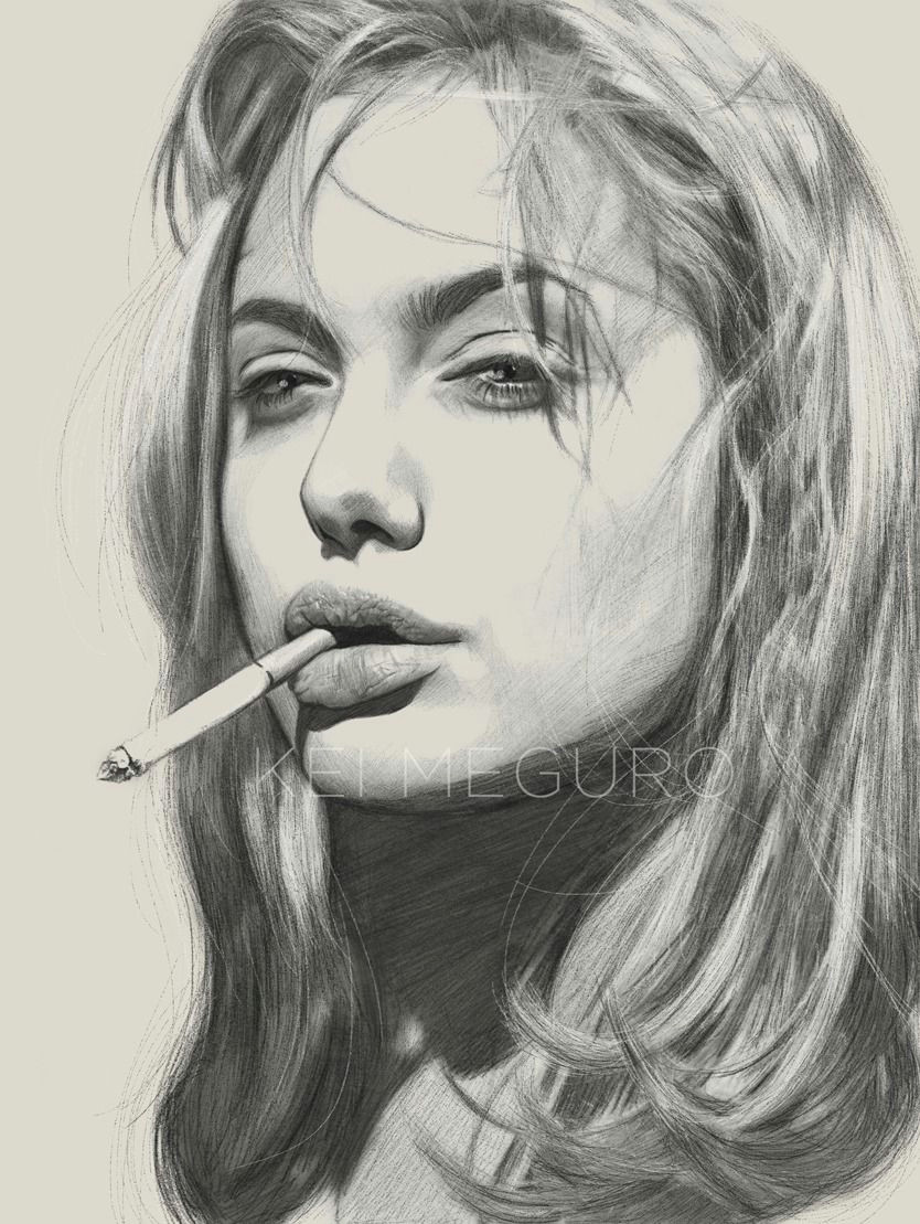 Drawing Real Girl Angie as Lisa From Girl Interrupted 1999 What A Babe Poisoned