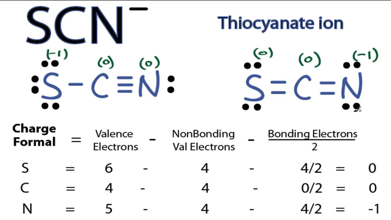 Drawing Resonance Structures Scn Lewis Structure How to Draw the Lewis Structure for Scn