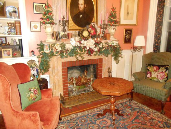 Drawing Room Things Name the Drawing Room at Christmas Victorian Decorations Abound