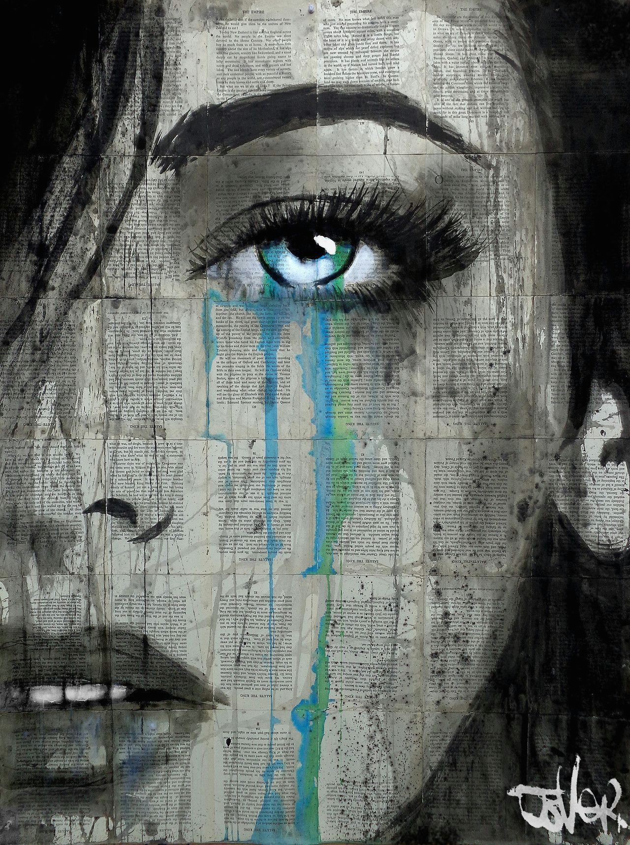 Drawing Sad Eye soul Deep Loui Jover In 2018 Art Drawings Saatchi Art