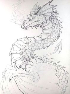 Drawing Sea Dragons How to Draw An Easy Dragon Head Step 12 Drawing Drawi