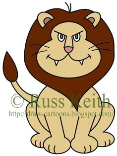 Drawing Simple Cartoon Lion 25 Best Lion Cartoons Images Cartoon Lion Comics Animated