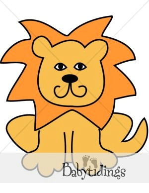 Drawing Simple Cartoon Lion Simple Lion Clipart