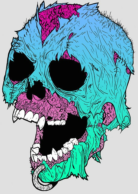 Drawing Skull Punk Marcus Tegtmeier I Want Your Skulls Skull Art Skull Punk Art