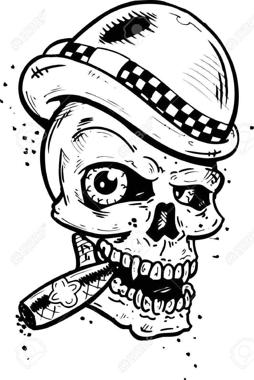 Drawing Skull Punk Pin Od Weronika Barska Na Tattoo Pinterest Tattoos Skull I