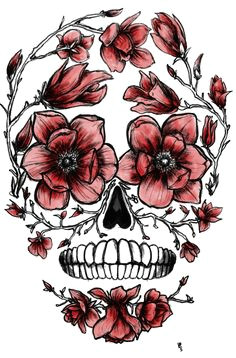 Drawing Skull with Flowers 65 Best Flower Skull Images In 2019 Candy Skulls Skull Sugar Skull