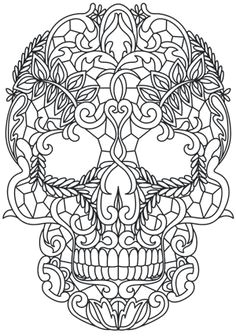 Drawing Skulls Pdf 95 Best Lace Skull Images Drawings Skull Art Block Prints
