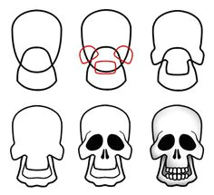 Drawing Skulls Step by Step 107 Best Drawing Images Drawings Draw Learn Drawing