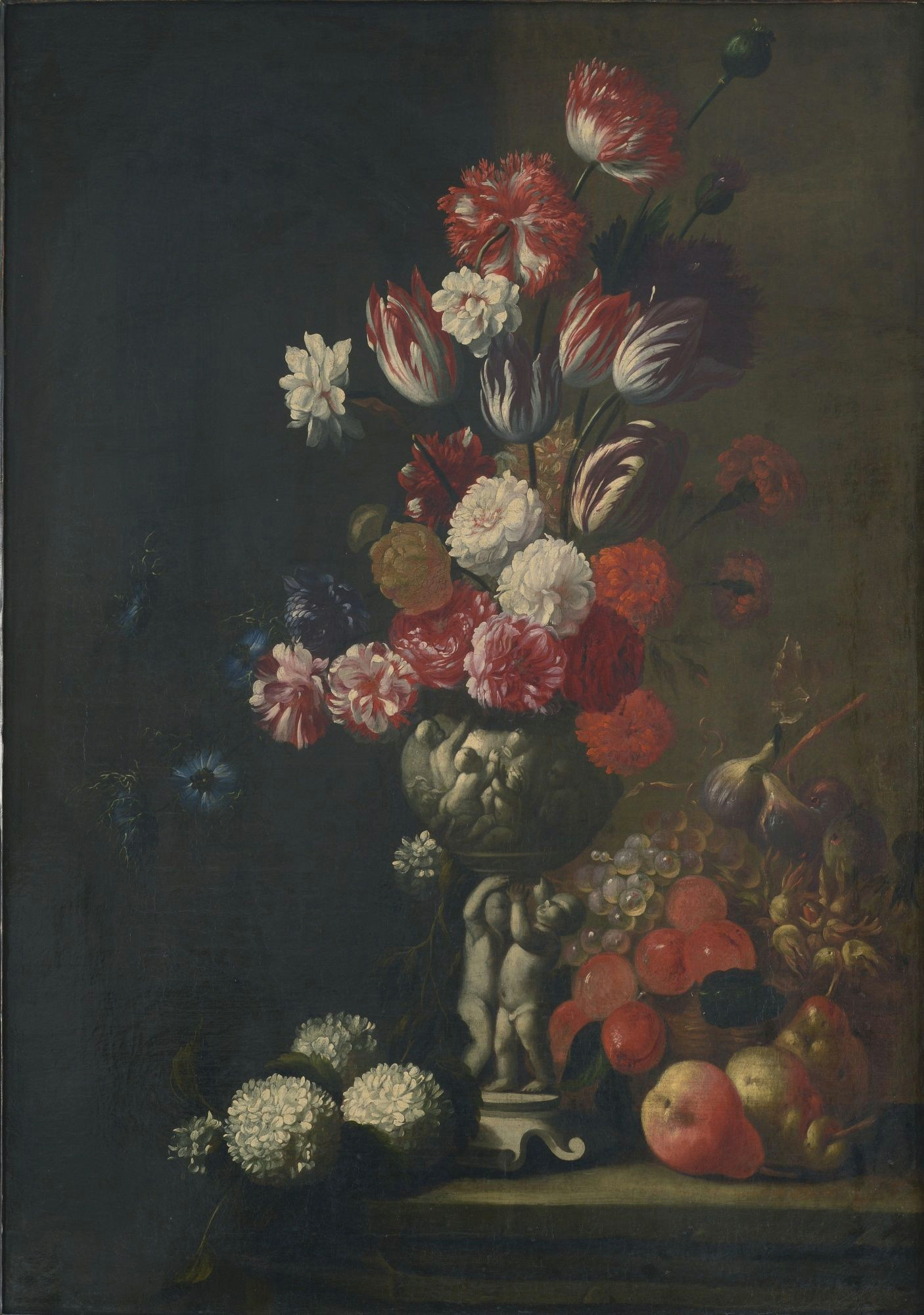 Drawing Still Life Flowers Verbruggen Gaspar Peeter the El Still Life sotheby S