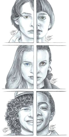 Drawing Stranger Things Cast 8 Best Stranger Things Drawings Images Drawings Strange Things