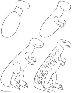 Drawing T-rex Step by Step 38 Best How to Draw Dinosaurs Images Dinosaurs Dinosaur Drawing
