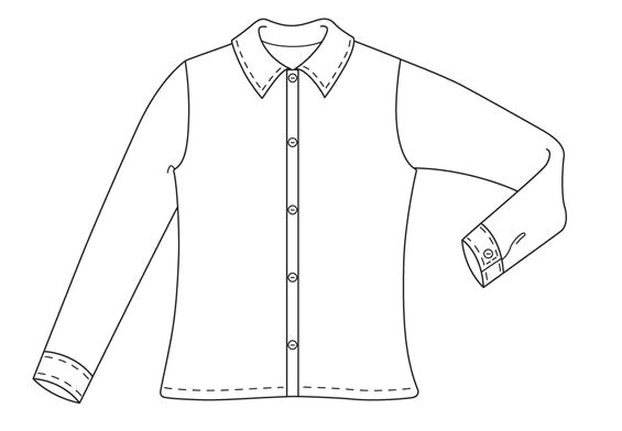 Drawing T Shirt Pattern How Tuesday button Down Shirt From Design It Yourself Clothes