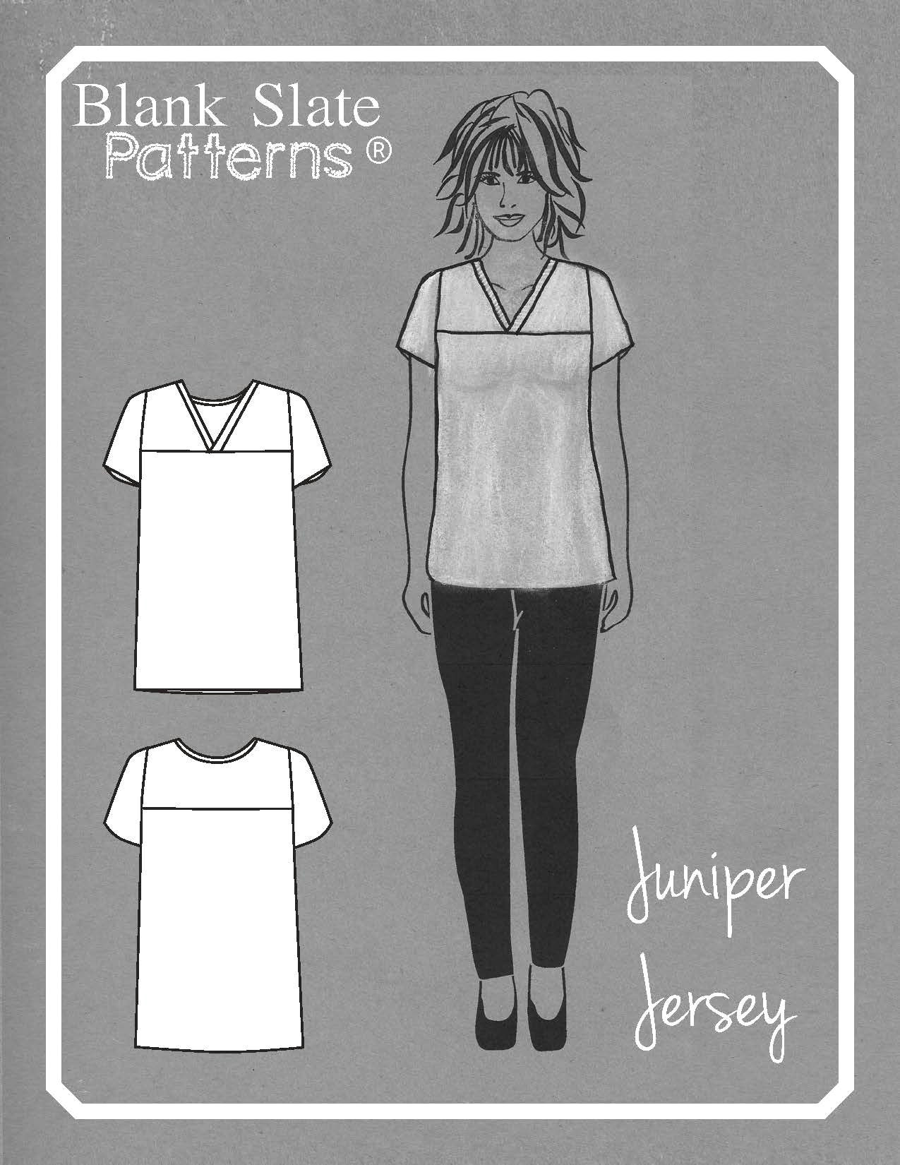 Drawing T Shirt Pattern Juniper Jersey Sewing Clothes Pinterest Sewing Sewing