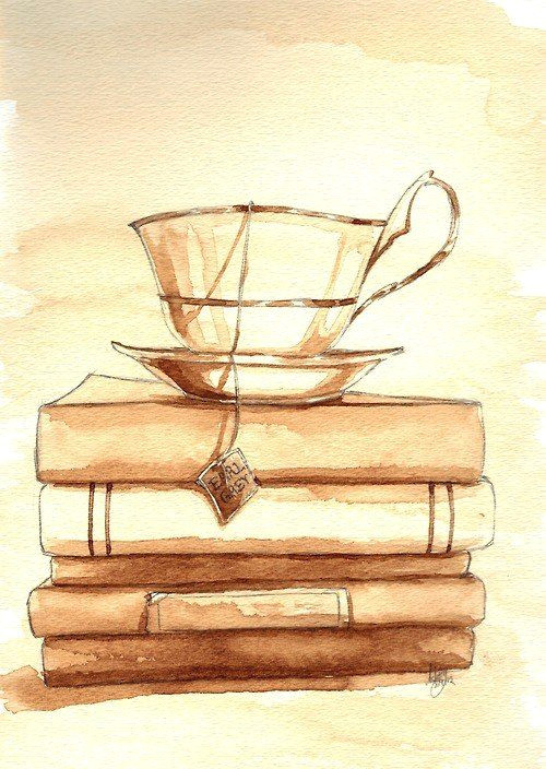 Drawing Things In Java Harry Potter Vintage Coffee Imagine Book Draw Books Tea Hunger Games