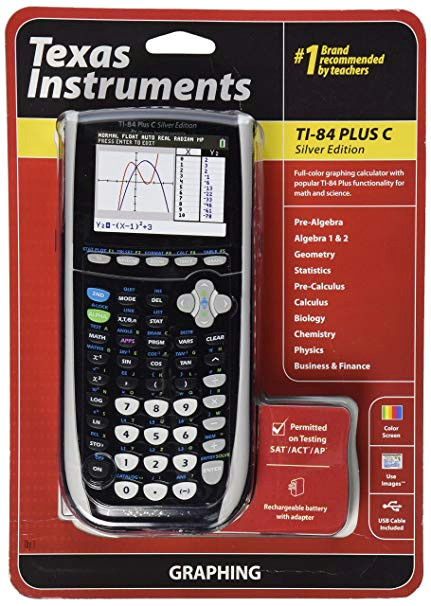 Drawing Things On A Graphing Calculator Amazon Com Texas Instruments Ti 84 Plus C Silver Edition Graphing