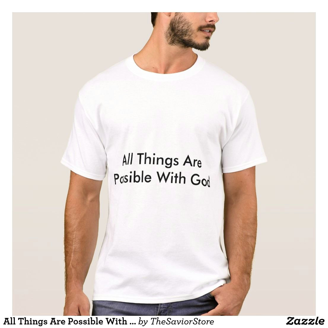 Drawing Things T Shirt All Things are Possible with God T Shirt Clothes to Wear Pinterest