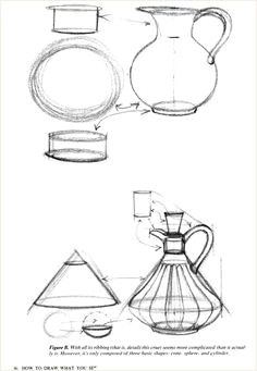 Drawing Things to Scale How to Draw Cylinders and Drawing Shaded Cylindrical Objects with