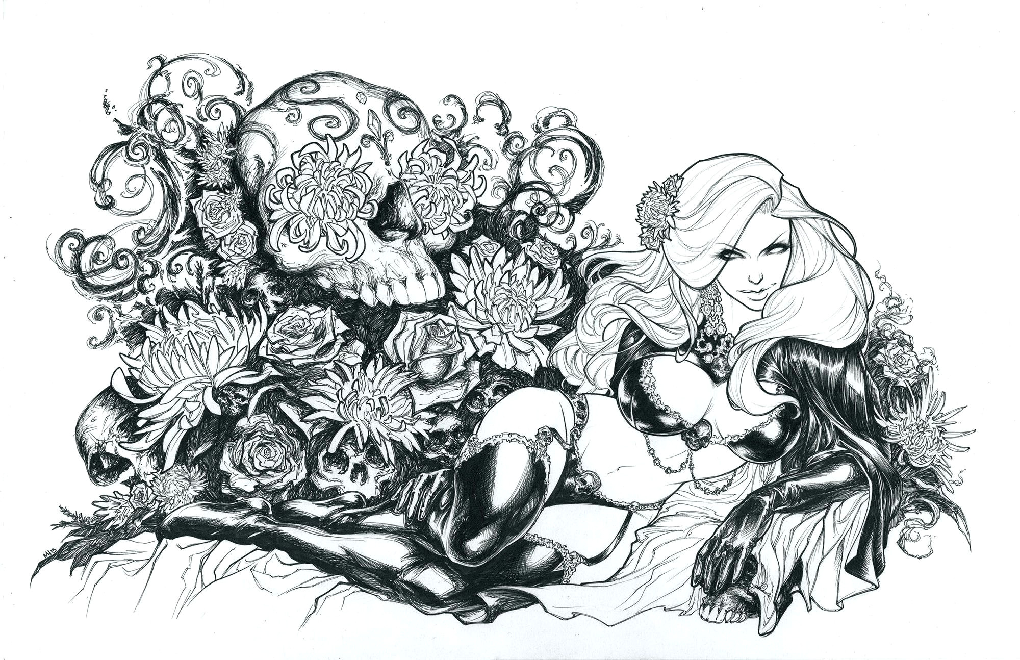 Drawing Things Using Numbers Moar Lady Death Yah by Meghanhetrick Comics and Other Geekery