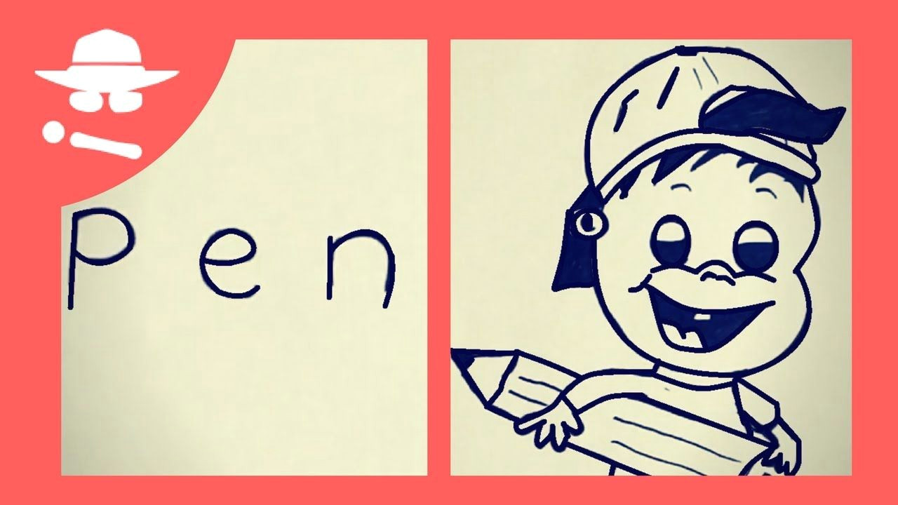 Drawing Things with Pen How to Turn Word Pen Into A Cartoon Learn Drawing Art On Paper for