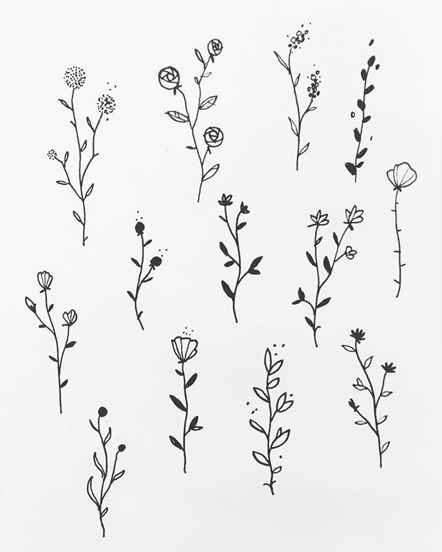 Drawing Tiny Flowers some Floral Designs Blue Tattoo Designs Tattoos Drawings