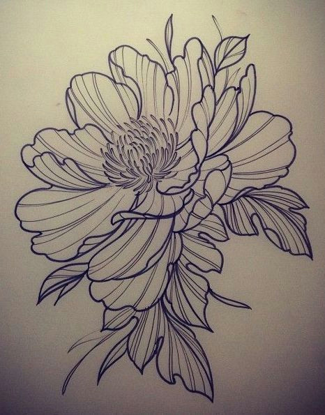 Drawing Traditional Flowers Flower Tattoo Design Neo Japanese Tattoo Tattoo Designs