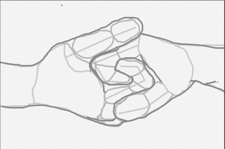 Drawing Up Of Hands and Feet 4 Ways to Draw A Couple Holding Hands Wikihow
