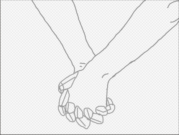 Drawing Up Of Hands and Feet 4 Ways to Draw A Couple Holding Hands Wikihow