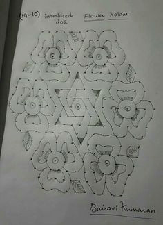 Drawing Using Dots 21 11 Interlaced Dots Idukku Pulli Kolam Start with 21 Dots In