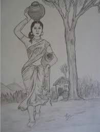 Drawing Village Girl 64 Best to Learn Images In 2019 Pencil Drawings Art Drawings