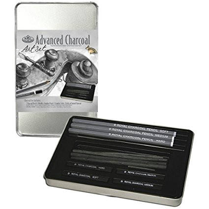 Drawing W Charcoal Royal Langnickel Charcoal Drawing Art Set Amazon Co Uk Kitchen