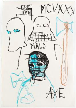 Drawing W Jazza Jean Michel Basquiat Wikipedia