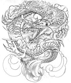 Drawing Water Dragons 37 Best Japanese Water Dragon Tattoo Images Dragon Tattoo Designs