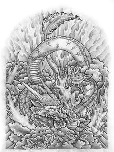 Drawing Water Dragons 37 Best Japanese Water Dragon Tattoo Images Dragon Tattoo Designs