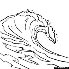 Drawing Waves Easy 10 Best Wave Drawing Images Surf Art Wave Drawing Drawings