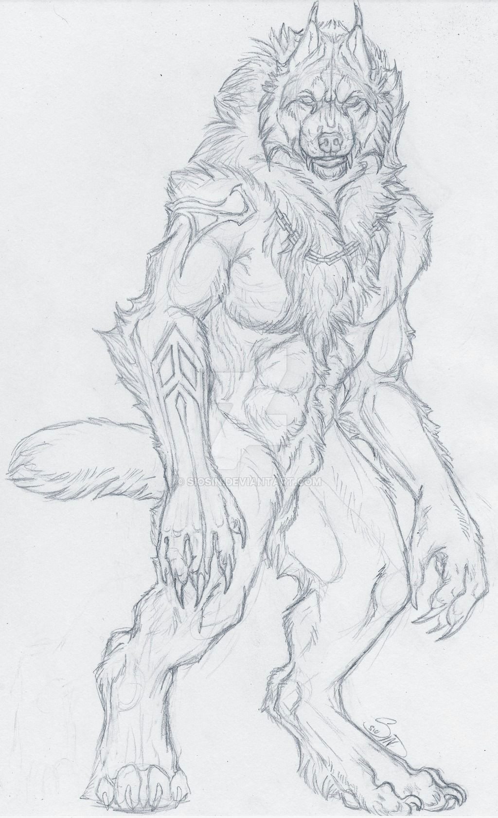 Drawing Were Wolf Vamped Up and Decked Out by Siosin On Deviantart Anime Pinterest