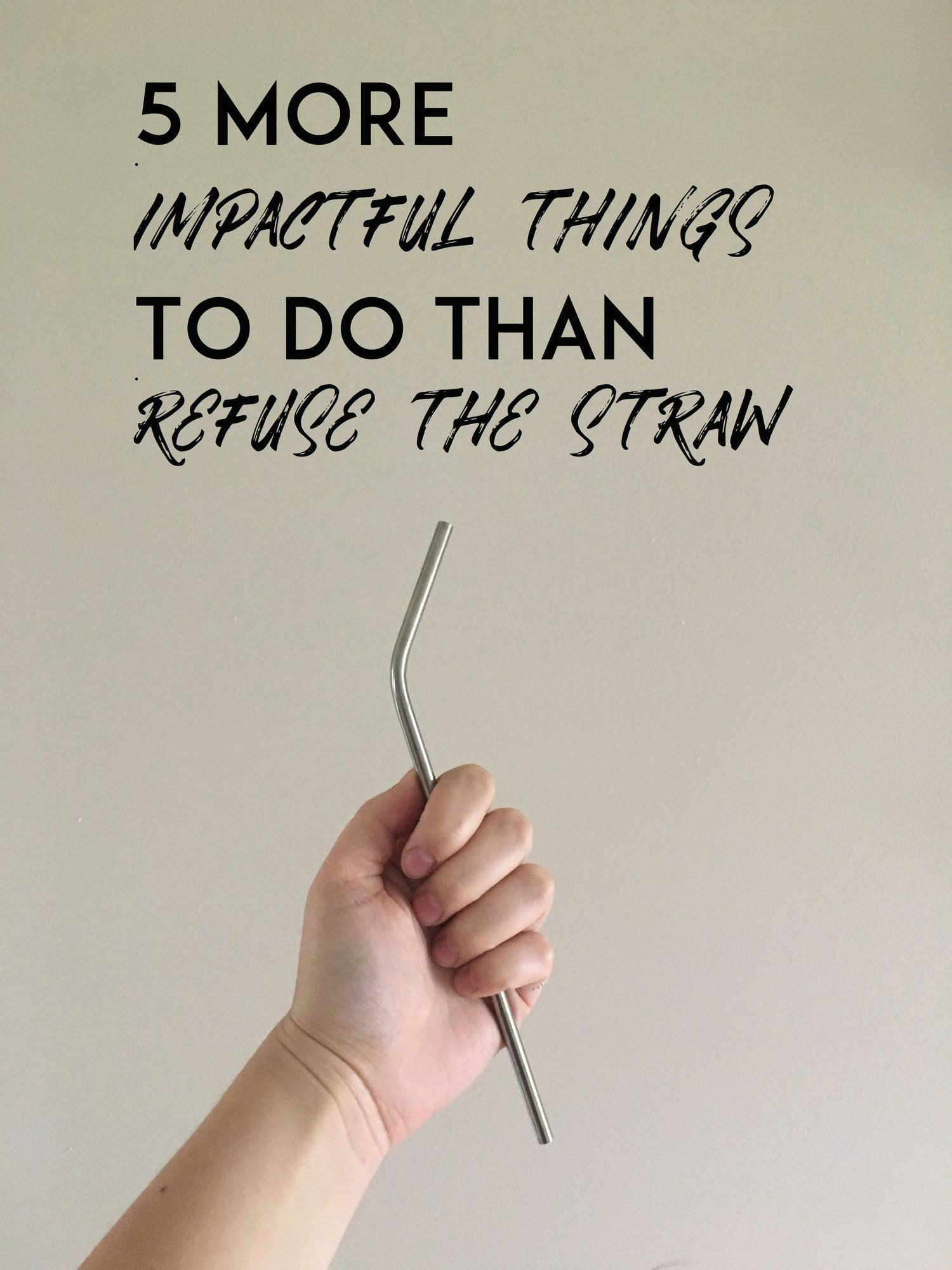 Drawing with Waste Things 5 More Impactful Things to Do Than Refuse A Straw Zerowaste