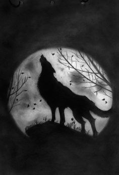 Drawing Wolf and Moon 3948 Best Wolf and Moon Images In 2019 Wolf Pictures Drawings