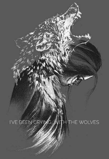 Drawing Wolf and Moon Wolves Selena Gomez Music A Pinterest Drawings Art and Wolf