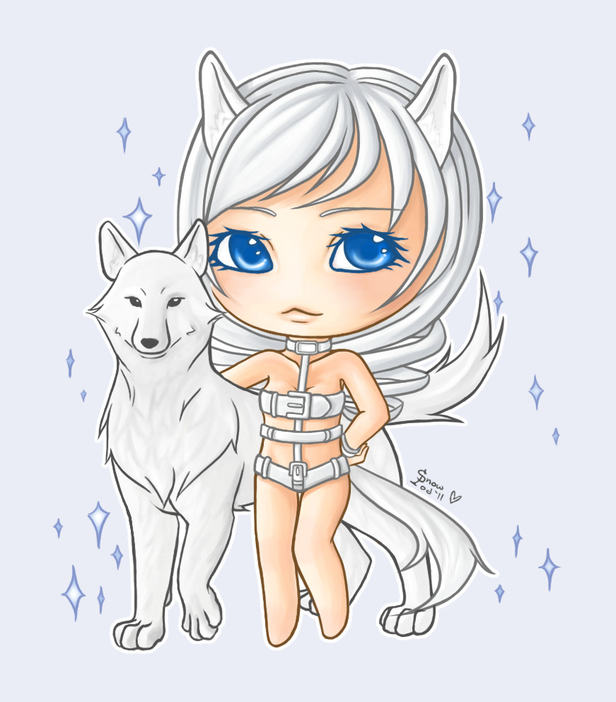 Drawing Wolf Chibi White Wolf Chibi by Snowpod On Deviantart