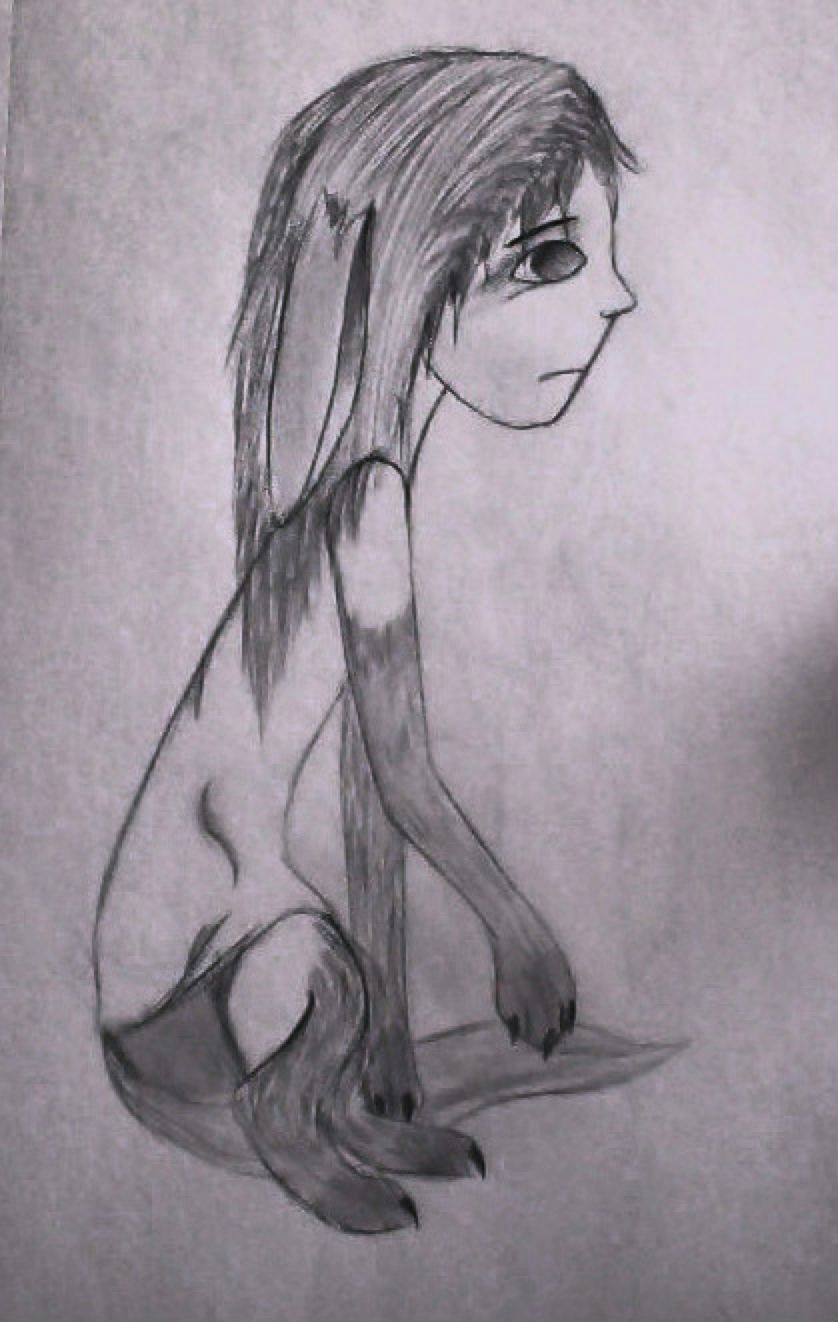 Drawing Wolf Woman My Wolf Girl by 1pinkiwi On Deviantart Drawings Pinterest